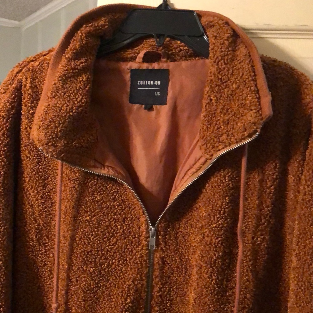 Cotton on sherpa bomber jacket